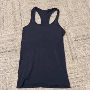 Swiftly Navy Tank Top